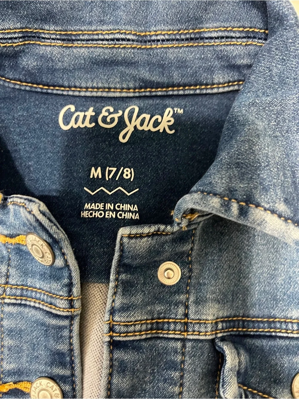 Cat & Jack Classic Blue Denim Jacket for Girl